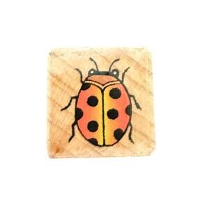 Hero Arts Ladybug Small Mini Rubber Stamp